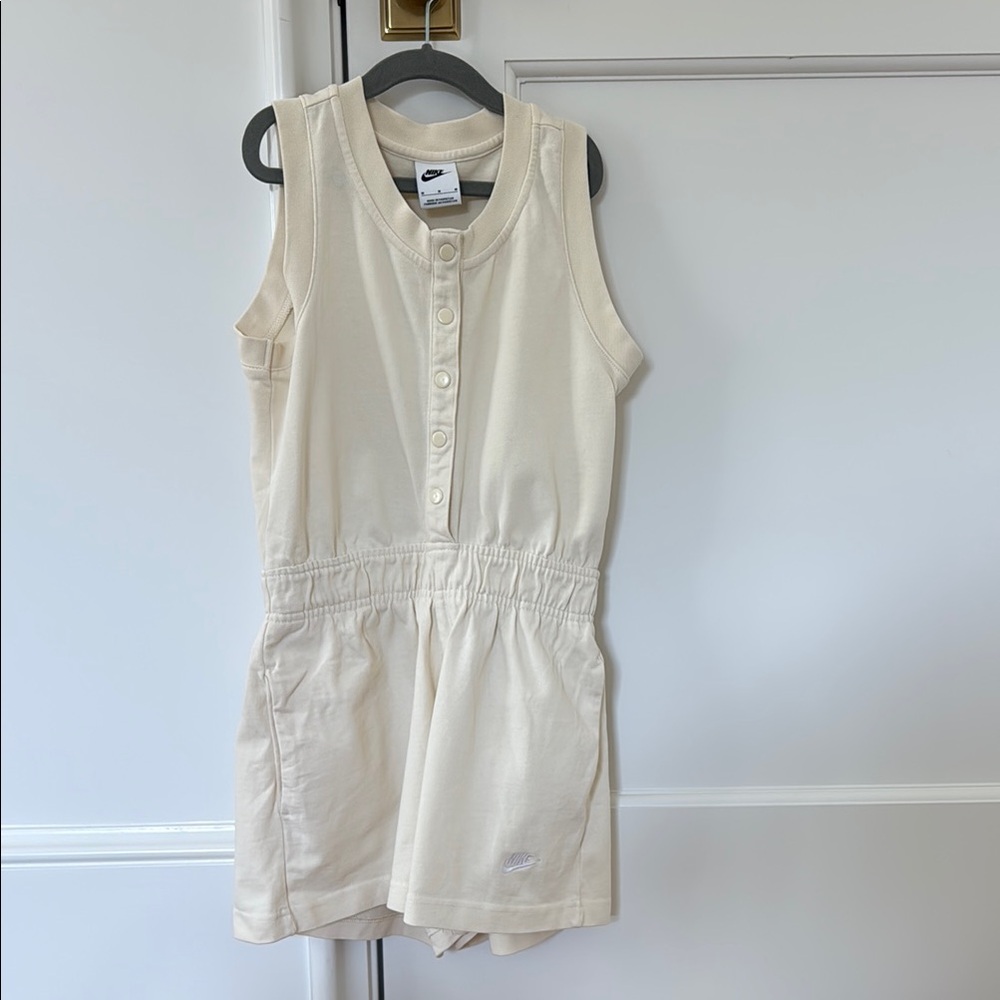 Nike Ivory Sleeveless Jumpsuit